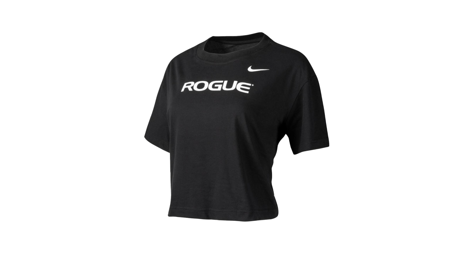 Rogue Nike Dri-Fit Crop Tee - Women's - Black | Rogue Fitness